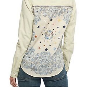 Free people bandana bandit RAREST throw over beyond rare so vintage! Xs-medium